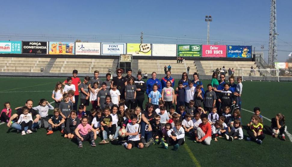 Más de 200 niñas y niños, en el taller infantil ‘Fútbol para la Igualdad’